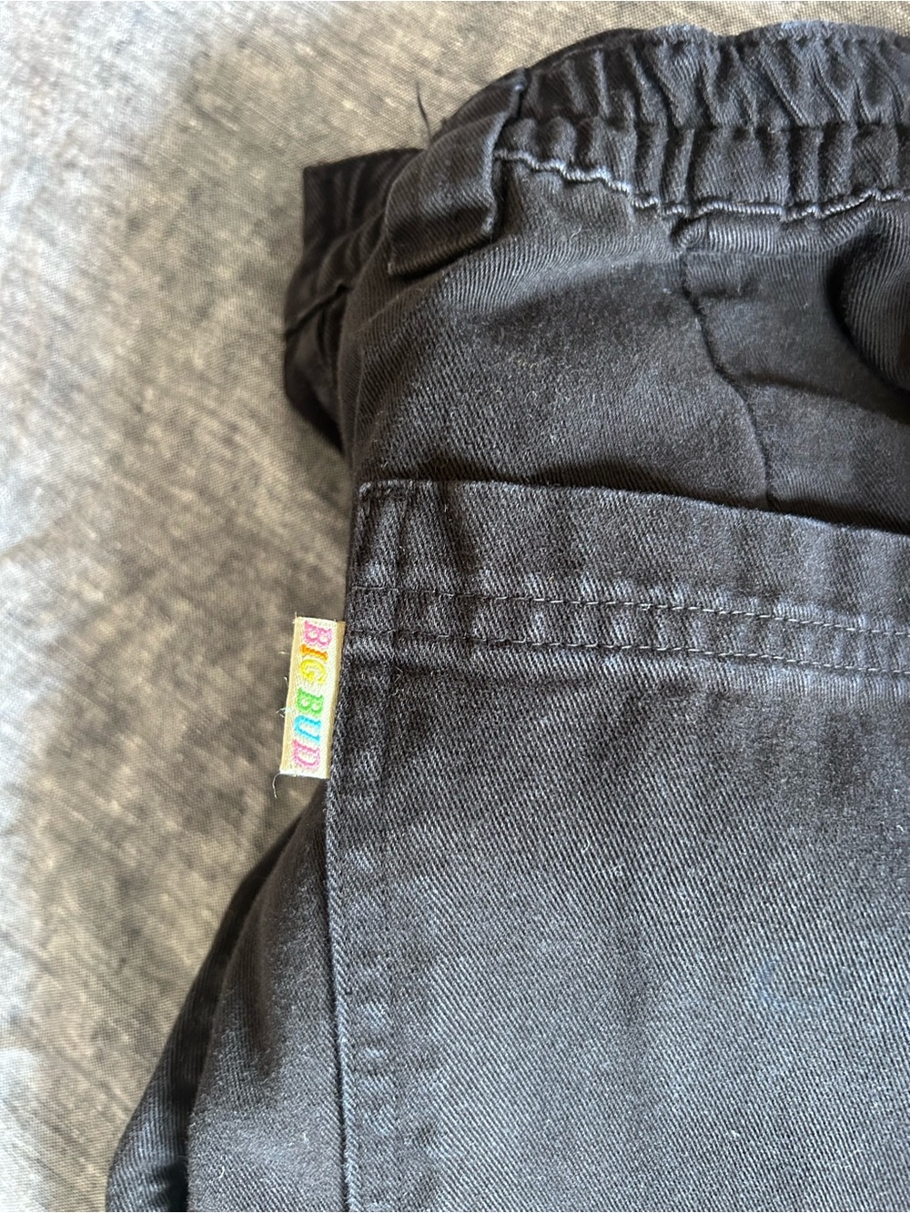 Big Bud Press Black Bell Bottom Chinos - Picture 4 of 7